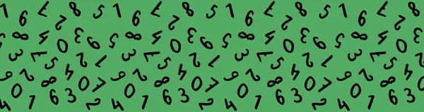 Шаблон Изображением Символов Клавиатуры Набор Чисел Шаблон Поверхности Зеленый Фиолетовый — стоковое фото