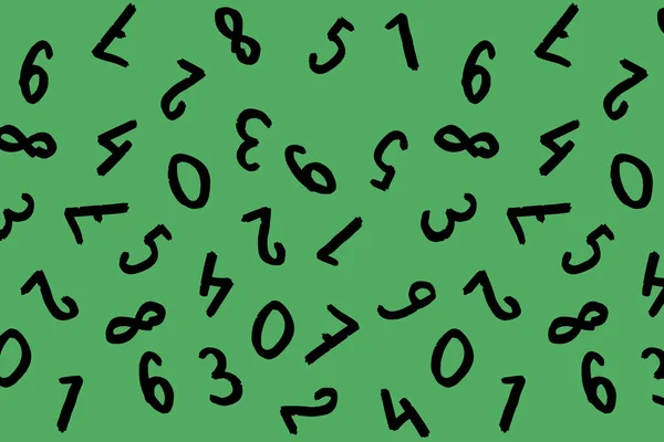 Шаблон Зображенням Символів Клавіатури Набір Чисел Шаблон Поверхні Зелений Фіолетовий — стокове фото