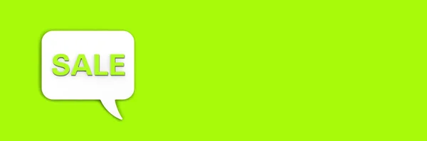 Vihreän Prosentin Merkki Valkoisessa Ilmoitustaulussa Koronpoistosignaali Alennusilmoitukset Viesti Violetilla Taustalla — kuvapankkivalokuva