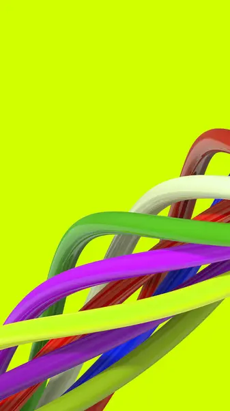 Abstract Image Elements Different Colors Form Spiral Multicolored Spiral Vertical — Zdjęcie stockowe