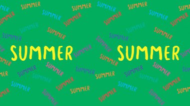 Kusursuz desen. Renkli bir yazı andırıyor. Yüzeyde kaplama şablonu. Yatay resim