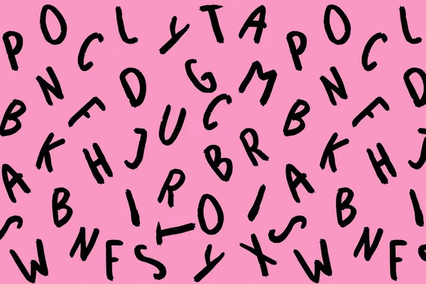 Vorlage Mit Dem Bild Von Tastatursymbolen Buchstabensatz Oberflächenvorlage Pastellviolett Hintergrund — Stockfoto