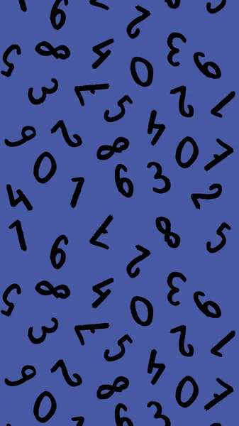 키보드 이미지가 주형이죠 숫자들의 집합입니다 파란색 이미지 — 스톡 사진