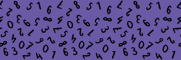 Шаблон Изображением Символов Клавиатуры Набор Чисел Шаблон Поверхности Фиолетовый Фон — стоковое фото