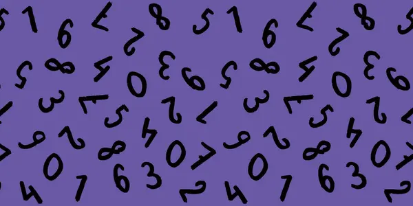 Шаблон Зображенням Символів Клавіатури Набір Чисел Шаблон Поверхні Фіолетовий Фон — стокове фото