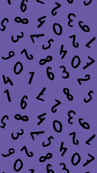 키보드 이미지가 주형이죠 숫자들의 집합입니다 보라색 이미지 — 스톡 사진