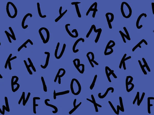 Vorlage Mit Dem Bild Von Tastatursymbolen Buchstabensatz Oberflächenvorlage Purpurblauer Hintergrund — Stockfoto