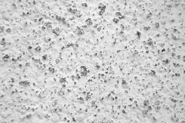 Duvara sürülen boyanın kaba dokusu. Soyut doku. Yatay görüntü. İç tasarım, web siteleri veya tanıtım materyalleri için şablon. siyah ve beyaz