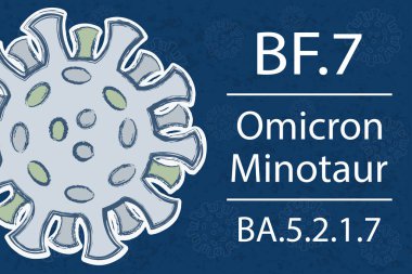 Yeni bir koronavirüs alt varyantı BF7, Omicron BA.5 'in alt dili (BA.5.2.1.7). 