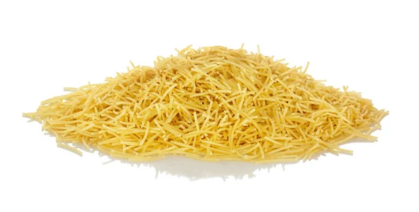 Handful Noodles Isolated White Background — Stock Photo, Image