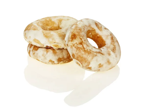 맛있는 도넛은 배경에 칠해져 — 스톡 사진