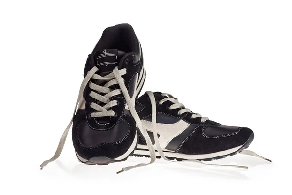Spor Ayakkabı Beyaz Zemin Üzerine Izole — Stok fotoğraf
