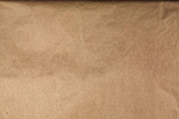 Starý Papír Hnědá Zmuchlaný Pergamen Hrubé Textury — Stock fotografie