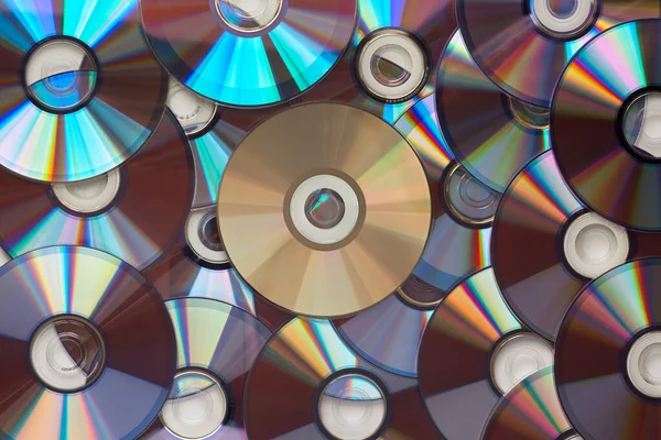 Hintergrund Von Dvd Disks Textur Der Optischen Scheibe — Stockfoto