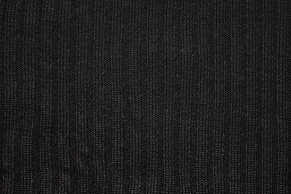黑色的针织的面料 气候变暖的东西 冬季变暖织物 — 图库照片