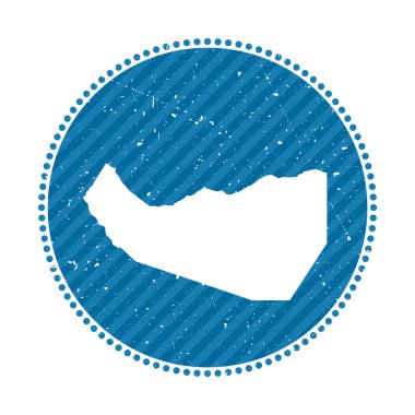 Somaliland striped retro travel sticker. Badge with map of country, vector illustration. Can be used as insignia, logotype, label, sticker or badge of the Somaliland.