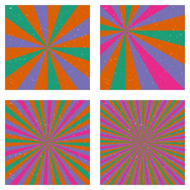 Eski tip geçmişleri araştırıyorum. Radyal ışınlarla soyut güneş patlaması örtüsü. Üstün vektör illüstrasyonu.