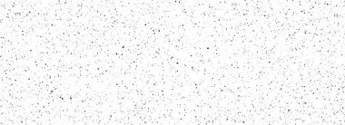 Kusursuz benekli benek dokusu. Tehlike grunge nokta arka planı. Siyah kumlu sıçrama tekrarlanan desen. Damlalarla, beneklerle, beneklerle kaplanmış kirli kum taneleri. Pankart için çakıl sesi, poster. Vektör