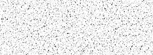 Black and white dirty dotted seamless pattern. Grunge sprinkles, particles, dust and splashes wallpaper. Distress noise grain repeating background. Random mottled gritty overlay texture. Vector