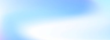 Açık mavi eğimli arkaplan. Yumuşak pastel kış dalgalı duvar kağıdı. Poster, broşür, broşür, afiş, broşür için pürüzsüz, soğuk renk arkaplanı. Sakin su yüzeyi dokusu. Vektör