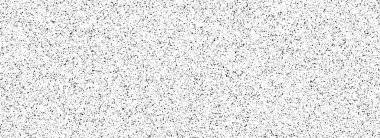 Siyah noktalı desen. Küçük grunge parçacıkları, parçacıklar, toz ve benek dokusu. Gürültülü arkaplan. Rastgele duvar kağıtlarını kapla. Vektör kumlu arkaplan