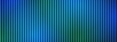 Yanardöner tırtıklı cam arka plan. Mavi, yeşil, kamış kaplı duvar kağıdı. Kapı, pencere ve çatı için renkli kıvrımlı cam dokusu. Dalgalı çizgili bulanık yüzey örtüsü. Vektör arkaplanı