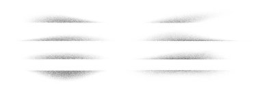 Noktalı gölge koleksiyonu. Benekli gölge efekti ayarlandı. Desenli kaybolan yarım ton eğimli çizgiler. Siyah püskürtülmüş tahıl ambalajı. Ayırmak ve bölmek için kenardan gelen gürültüler. Vektör