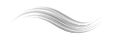 Gri rüzgar çizgileri. Açık gri eğri hız etkisi. Hava akımı dalgalı hareket izi. Swoosh ve kıvrımlı çizgili çizgili yol tasarımı çizimi. Rüzgar dalgası konsepti. Vektör gris swoosh arkaplanı