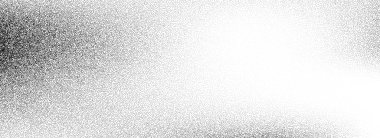 Noktalı tahıl eğrisi dokusu. Siyah noktalı ses arka planı. Sert grunge kum noktaları arka plan. Poster ve pankart için kumlu lekeler ve parçacıklar. Soyut duvar kâğıdı. Vektör