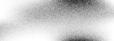 Siyah noktalı tanecikli doku. Gürültülü arka plan pürüzlü. Arkaplanda kumlu kum noktaları var. Afiş ve afiş için parçacıklar ve lekeler var. Soyut duvar kâğıdı. Vektör