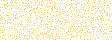 Altın konfetileri kusursuz desen. Altın parıltılı noktalar arka planda tekrarlanıyor. Sarı benekli nokta tekrarlanan duvar kağıdı. Vektör kutlaması Noel, Yeni Yıl, düğün veya doğum günü partisi dekorasyonu