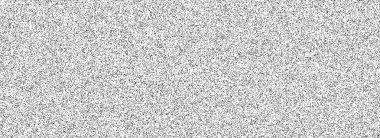 Siyah rastgele ses dokusu. Kabataslak tahıl sesi arka planı örtüyor. Soyut grunge kar noktaları duvar kağıdı. Parçacıklar, lekeler, damlalar, benekler, benekler, benekler... Vektör 