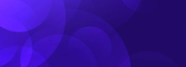 Parlak mor eğimli çember arka planı. Geometrik teknoloji küre duvar kağıdıyla örtüşüyor. Poster, afiş, iş şablonu, tıbbi tasarım için soyut bokeh dokusu. Vektör yuvarlak yer arkaplanı