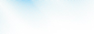 Soyut noktalı dalga çizgisi arkaplanı. Açık mavi dinamik çizgi dokusu. Teknoloji tasarımı şablonu, sunum, broşür, broşür, broşür için eğri büğrü ve eğri çizgiler. Vektör hava arkaplanı