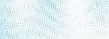 Soyut noktalı dalga çizgisi arkaplanı. Mavi dinamik çizgi dokusu. Teknoloji tasarımı şablonu, sunum, broşür, broşür, broşür için eğri büğrü ve eğri çizgiler. Vektör ışığı hava arkaplanı