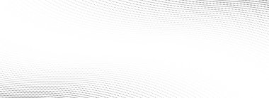 Soyut noktalı dalga çizgisi arkaplanı. Açık gri dinamik çizgi dokusu. Teknoloji tasarımı şablonu, sunum, broşür, broşür, broşür için eğri büğrü ve eğri çizgiler. Vektör arkaplanı