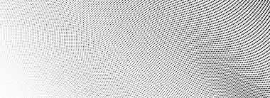 Soyut dalga noktalı çizgi arkaplanı. Teknolojik dinamik çizgi dokusu. Tasarım şablonu, sunum, broşür, broşür, broşür için siyah eğri ve eğri çizgiler. Vektör arkaplanı