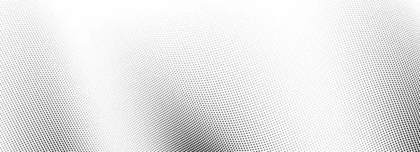 Soyut dalgalı noktalı çizgi arkaplanı. Teknolojik dinamik çizgi dokusu. Poster, sunum, broşür, broşür, broşür ve broşür için siyah eğri çizgi duvar kağıdı. Vektör yarım ton arkaplan