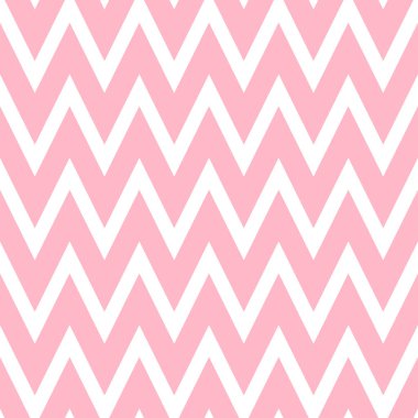 Pembe zigzag pürüzsüz desen. Sembol kumaş dokusu. Soyut zig zag arkaplanı. Tekrarlanan vektör duvar kağıdı.