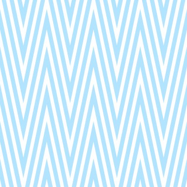 Açık mavi zigzag pürüzsüz desen. Sembol kumaş dokusu. Soyut zig zag arkaplanı. Tekrarlanan vektör duvar kağıdı.