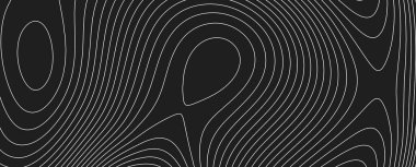 Toprak haritası konsepti. Dağ yüksekliği çizgileri arka plan. Peyzaj coğrafi deseni. Bölgesel doku. Vektör