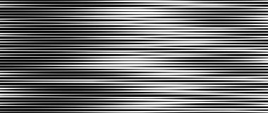 Rastgele doğrusal desen. Beyaz TV ses düzeni. Siyah ve beyaz yatay düzensiz arkaplan çizgileri. Arıza konsepti duvar kağıdı. Vektör illüstrasyonu.