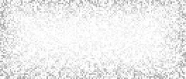 Radyal soluk pixelated TV ses dokusu. Beyaz gürültü, tahılın kaybolduğunun sinyalidir. Televizyon ekranı parazitleri ve arızaları. Gri tonlar grunge vektör arkaplanı