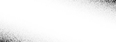 Köşedeki yarım ton dokusu. Noktalı gradyan desen arkaplanı. Soyut soluk pop sanat duvar kağıdı. Parmak izi, afiş, poster, broşür ve kapak için kaybolan benekli radyal tasarım arkaplanı. Vektör illüstrasyonu