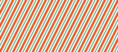 Şekerleme kalıpları kusursuz. Kırmızı ve yeşil köşegen çizgili arka plan. Noel dekorasyon dokusu tekrarlanıyor. Kış tatili arka planında. Xmas naneli paket ambalaj baskısı. Vektör duvar kağıdı