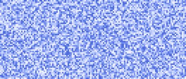 Kusursuz pixelated mavi doku. Donanma gürültü tahıl deseni. Sapphirine mozaik geçmişi. Mavi tonlar simli vektör arkaplanı