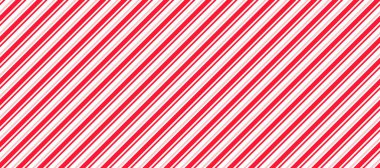 Kırmızı ve pembe çizgiler pürüzsüz. Şeker kamışı köşegen çizgili arka plan. Dekorasyon duvar kağıdını tekrarlıyorum. Kış tatilleri arka planda. Noel nanesi hediye paketi baskı tasarımı. Vektör