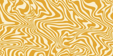 Eski moda arka plan. Dalgalı, eski, psikedelik duvar kağıdı. Garip desenli, kamuflajlı, 60 'lı ya da 70' li yılların tarzında poster. Sıvı hippi dokusu. Vektör