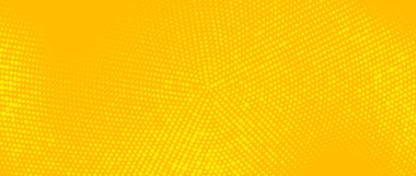 Sarı radyal yarım ton arka plan. Retro buğday piksel dokusu. Pikselleştirilmiş noktalar karikatür duvar kağıdı. Pop sanatı dalgalı gradyan desen solduruyor. Vektör kaybolan kumlu arkaplan.