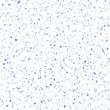 Kusursuz grunge lekesi dokusu. Tahıl sıkıntısı. Mavi sıçrama tekrarlanan etki. Kirli kaplama tekrarlanan desen. Bastırılmış baskı etkisi. Parçacıklar sıçradı, sıçradı, duvar kağıdı düştü.